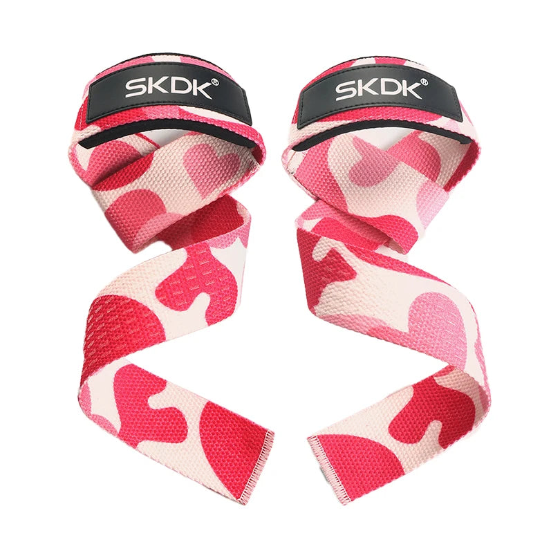 Weightlifting Straps Dropshipping 1 Pair Lifting Wrist Anti-Slip Silicone Strength Training Strap Hand Grips Wrist Support