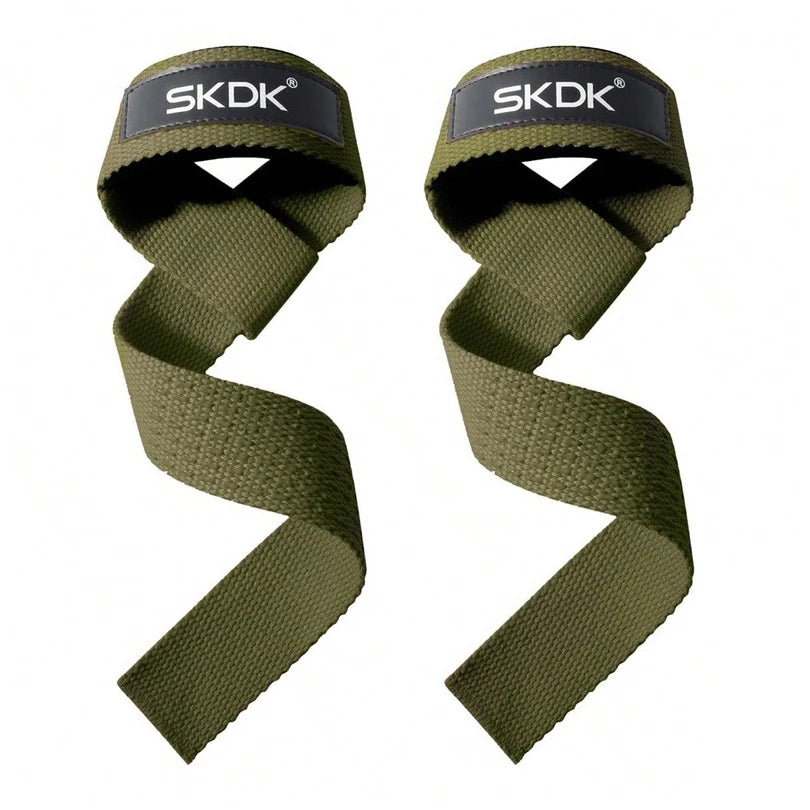Weightlifting Straps Dropshipping 1 Pair Lifting Wrist Anti-Slip Silicone Strength Training Strap Hand Grips Wrist Support