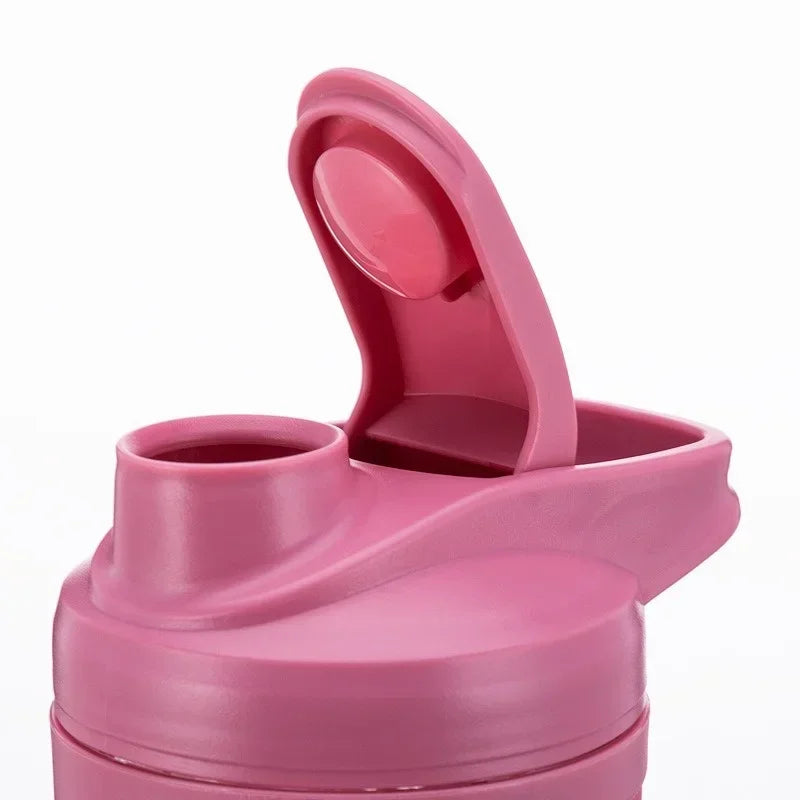 550ML Shaker Cup Sports Water Bottle Portable Coffee Milk Mixing Cup Protein Powder Shake mixing cup Sealed Leak-proof Bottle