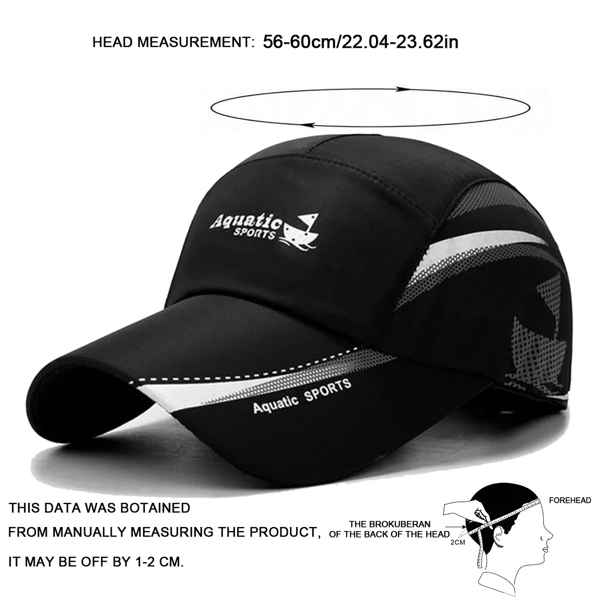 Unisex Aquatic Sport Boat Print Baseball Caps Spring and Summer Outdoor Adjustable Casual Hats Sunscreen Hat
