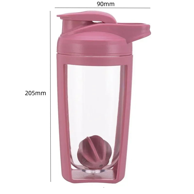 550ML Shaker Cup Sports Water Bottle Portable Coffee Milk Mixing Cup Protein Powder Shake mixing cup Sealed Leak-proof Bottle