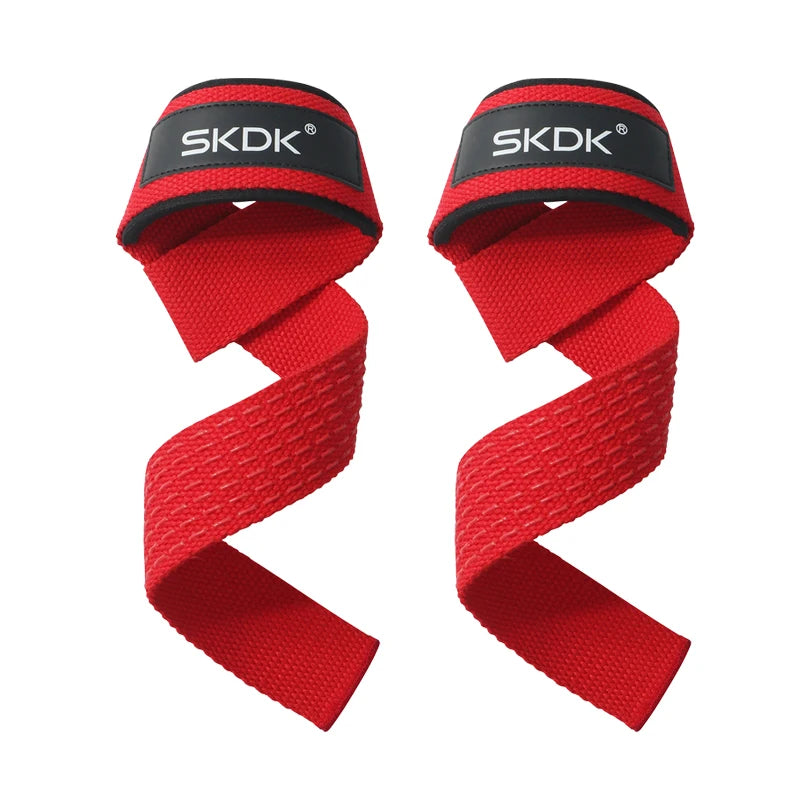 Weightlifting Straps Dropshipping 1 Pair Lifting Wrist Anti-Slip Silicone Strength Training Strap Hand Grips Wrist Support