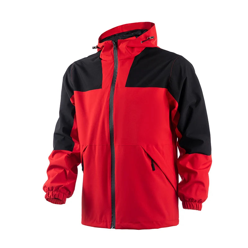 New Men's Waterproof Hiking Jacket Large Size Windproof Windbreaker Camping Hunting Running Trekking Fishing Coat Men Outdoor